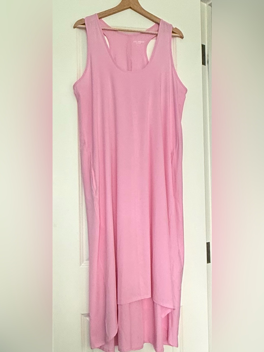 Joe Fresh Active Lightweight Racer-back Pink Maxi Dress